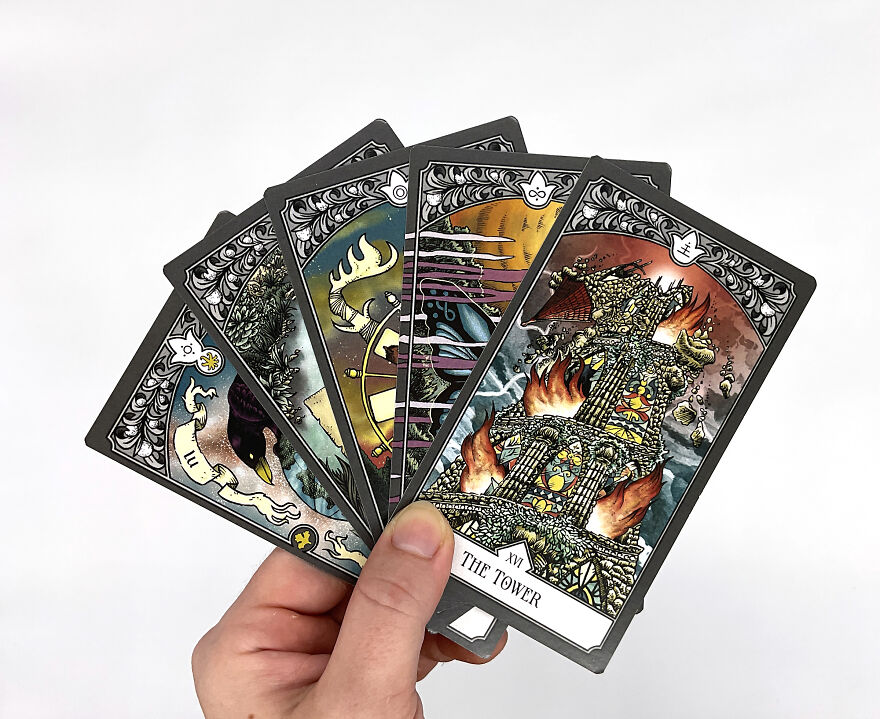 We Created An Illustrated Puzzle Adventure In A Tarot Deck