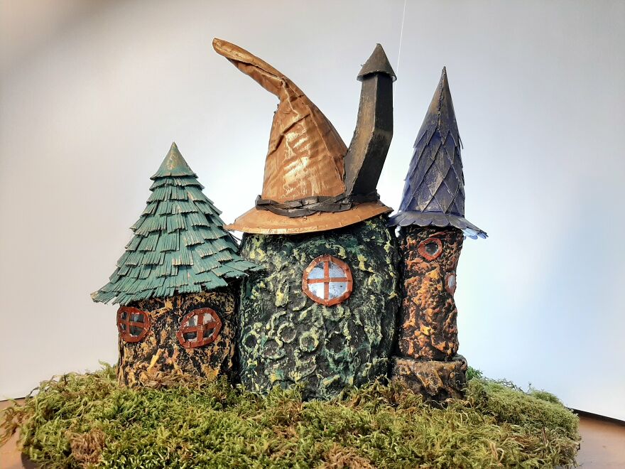 DIY Witch Castle Using Plastic Bottle