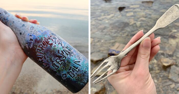 I Search For Treasure That Washes Up On The Beach, And Here Are 30 Of The Most Antique Things I've Found