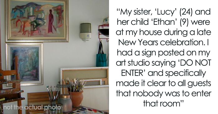 Woman Wants To Know If She Is The Jerk For Charging Her Sister $3,400 For A Painting Her 9 Y.O. Nephew Ruined