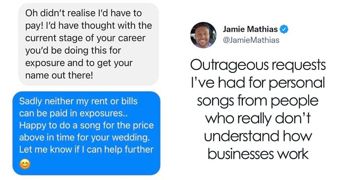 Fed Up With Choosing Beggars, This Musician Shares Their Most Pathetic Messages In A Viral Thread