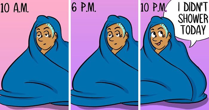 Artist Depicts Everyday Struggles As A Woman, And Most Girls Can Relate To This (35 Pics)