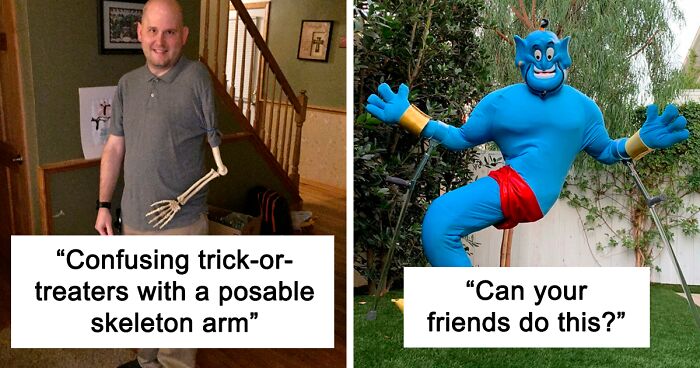 95 People Whose Disabilities Didn't Stop Them From Coming Up With Amazing Halloween Costumes (New Pics)