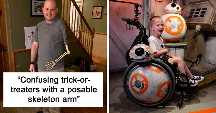 50 People Whose Disabilities Didn't Stop Them From Enjoying Halloween To The Fullest (New Pics)