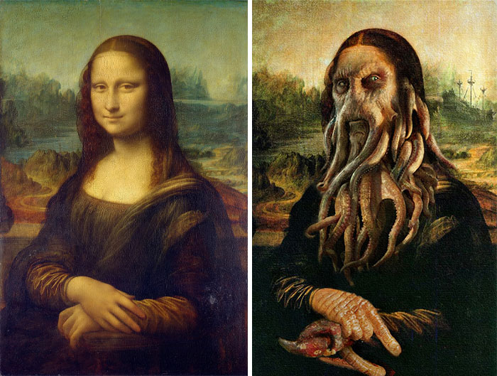 In Honor Of Halloween, Artists From DesignCrowd Combine Classical Paintings With Halloween Pop Culture (30 Pics)