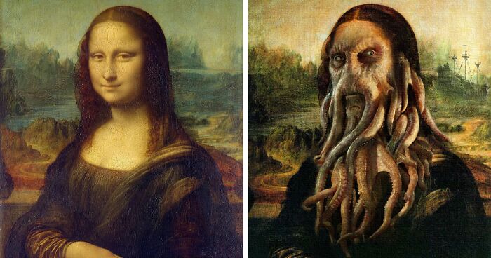 Artists From DesignCrowd Combine Classical Paintings With Halloween Pop Culture (90 Pics)