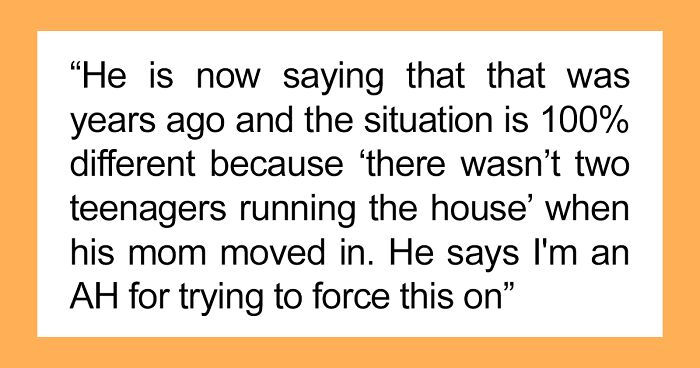 Man Won't Let His Fiancée's Mom Live In Their 4-Bedroom Home When Years Ago, She Accepted His Mom In Their 2-Bedroom Place