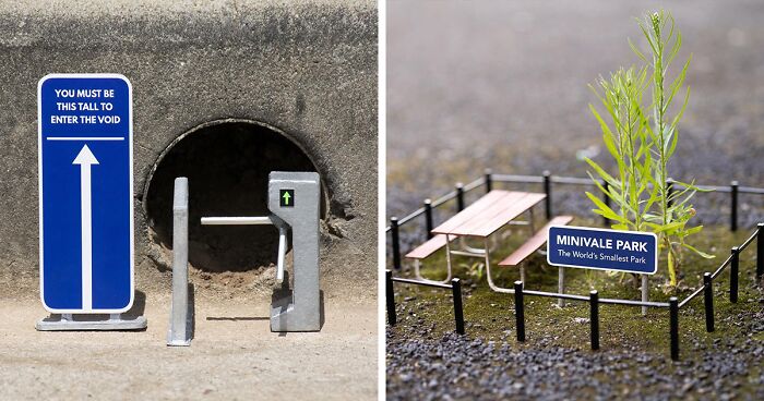 Artist Places Clever And Interactive Signs All Over His City (103 Pics)