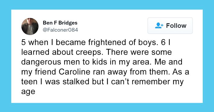 Women Speak Up About The First Time Men Made Them Feel Uncomfortable And Unsafe (48 Tweets)