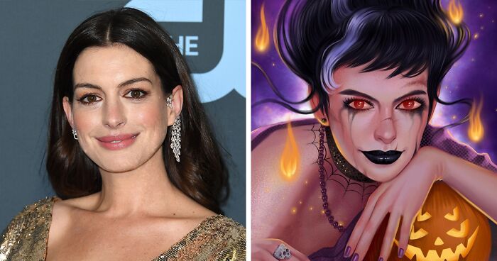 These 12 Celebrities Reimagined As Evil Villains And Dark Characters By Helen Morgun