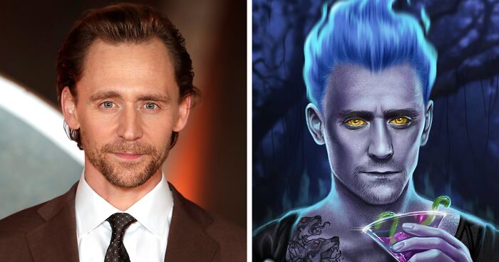 12 Celebrities Reimagined As Popular Dark Characters And Villains By Helen Morgun