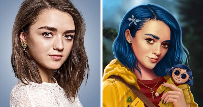 12 Celebrities Reimagined As Popular Dark Characters And Villains By Helen Morgun