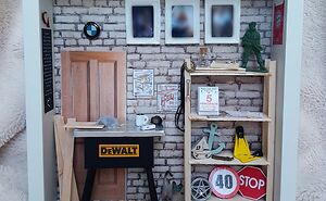 Miniature Workshop In The Frame