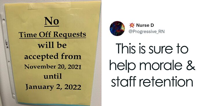 Tweet Showing A Memo Forbidding Employees To Take Time Off During Winter Holidays Went Viral With 280k Likes, Started A Discussion Online