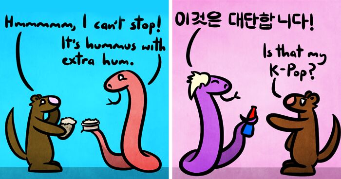 I Make One-Panel Comics Starring A Mongoose And Snake, And Here Are 25 Of My Best Works