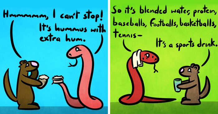 My 25 Punny Comics Starring A Mongoose And Snake