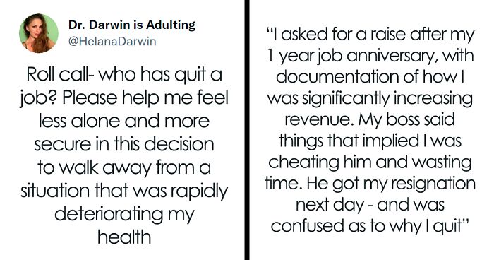 71 Times People Decided To Roll The Dice And Quit Their Demotivating Jobs