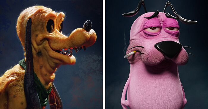 Famous Childhood Characters Reimagined: 43 Creepy 3D Illustrations By A Brazilian Artist