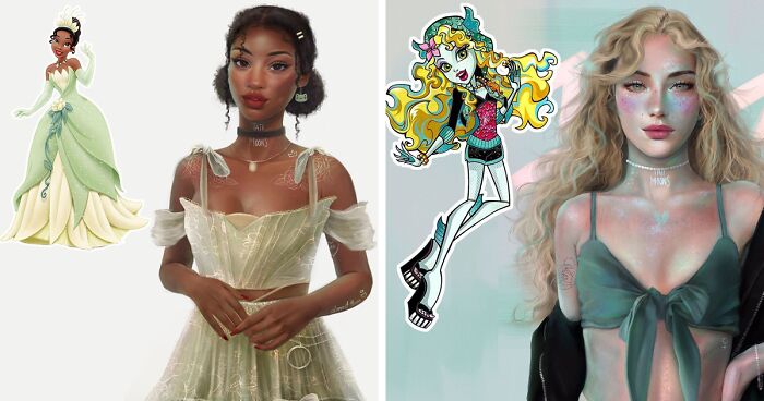 14 Cartoon Characters Reimagined In A Semi-Realistic Way By Tati MoonS (New Pics)