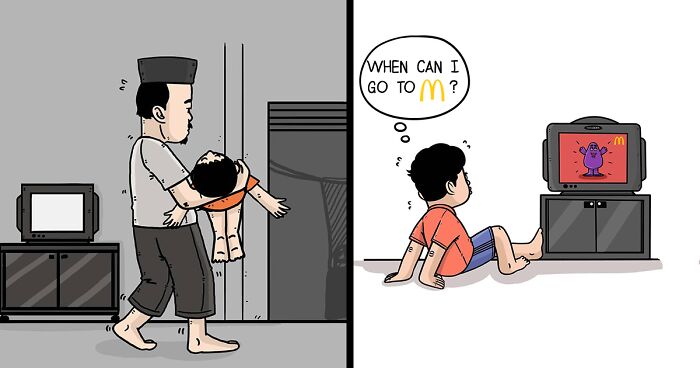 Childhood Nostalgia: 30 Relatable Comics By An Indonesian Artist