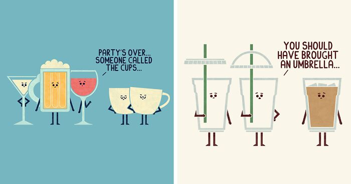 My 39 Illustrations That Show The Undiscovered Life Of Drinks