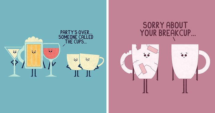 I Illustrate Adventures Of Drinks When Nobody's Watching (39 Pics)