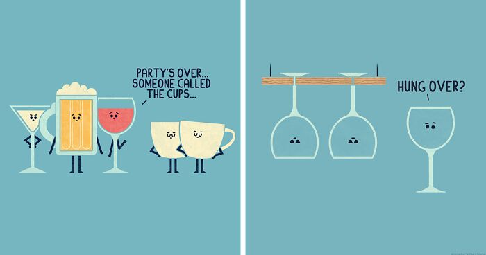 My 30 Illustrations That Show The Undiscovered Life Of Drinks