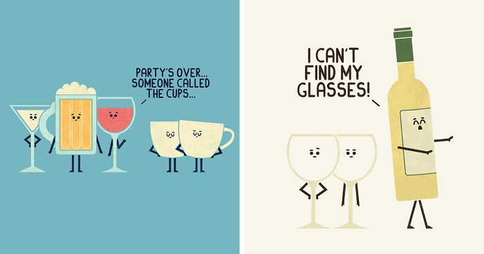 My 30 Illustrations That Show The Undiscovered Life Of Drinks