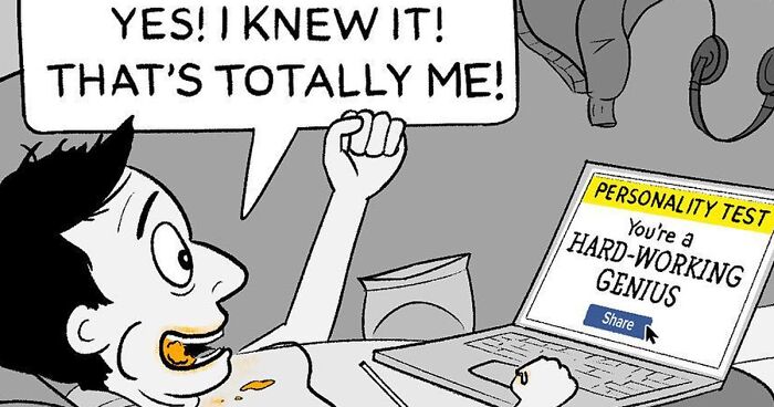 Artist Made These 50 Witty Comics About Everyday Life's Insights