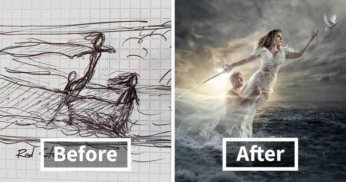 From Idea To Image: 8 Sketches That I Turned Into Digital Art