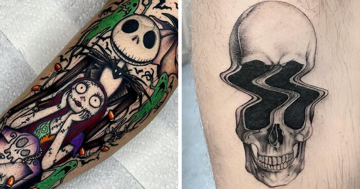 107 Halloween-Themed Tattoos To Give You Ideas For Some New Ink