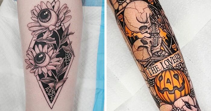 107 Cool Halloween Tattoos From People Who've Made Their Love For Horror Permanent