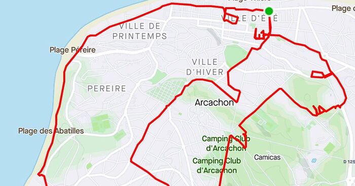 Here’s An Artist’s Collection Of Art Made With Gps By Walking, Running, Cycling, Or Driving Called Strava Art (94 Pics)