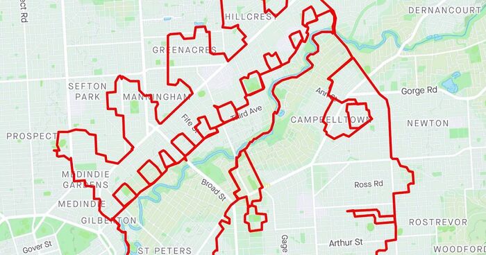 Gary Cordery Collects People's Drawings Made On A Map By Walking, Running, Cycling, Or Driving (94 Pics)