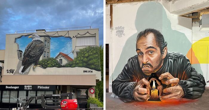 'Braga Last One's' 52 Realistic 3D Graffiti Works Might Trick Your Eyes