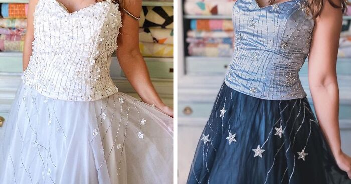 Woman Modifies Old Thrift Store Clothes To Create New Outfits And Here Are 25 Of Her Best Works (New Pics)