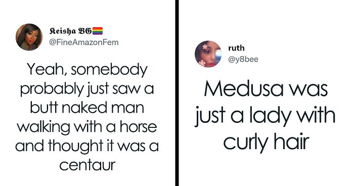 People On Twitter Think These 26 Ancient Myths Could’ve Started Because People Didn’t Have Glasses