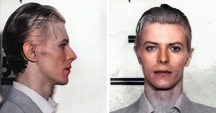 I Love Restoring Old Photographs, And This Time I Decided To Restore 23 Vintage Mugshots Of Famous People (23 Pics)