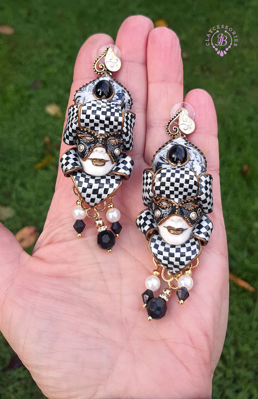 Venetian Mask Earrings Collection