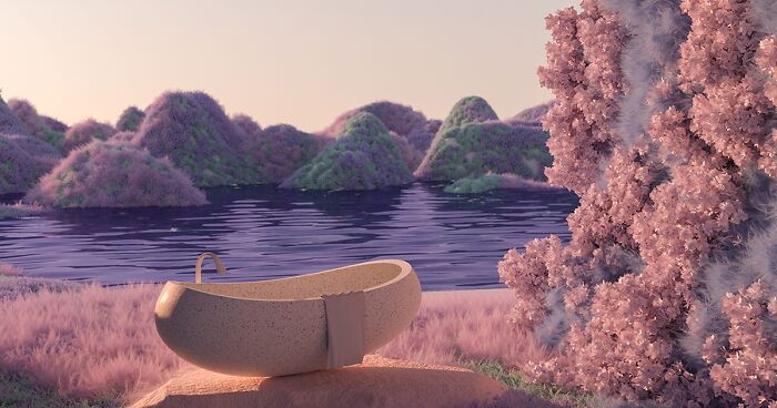 My 16 Calming 3D Landscapes That I Created During Lockdown