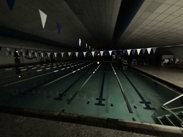 The Pool I Work At Kind Of Creeps Me Out When We Turn Off The Lights At Close
