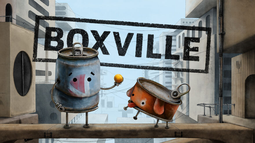 Boxville - Point & Click Adventure Puzzle Game, With More Than 300 Hours Of Artists’ Time Spent On Every Scene.