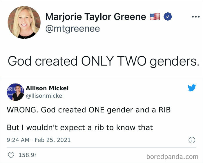 Technically He Spoke Genders Into Existence Because By His Very Word He Can Create