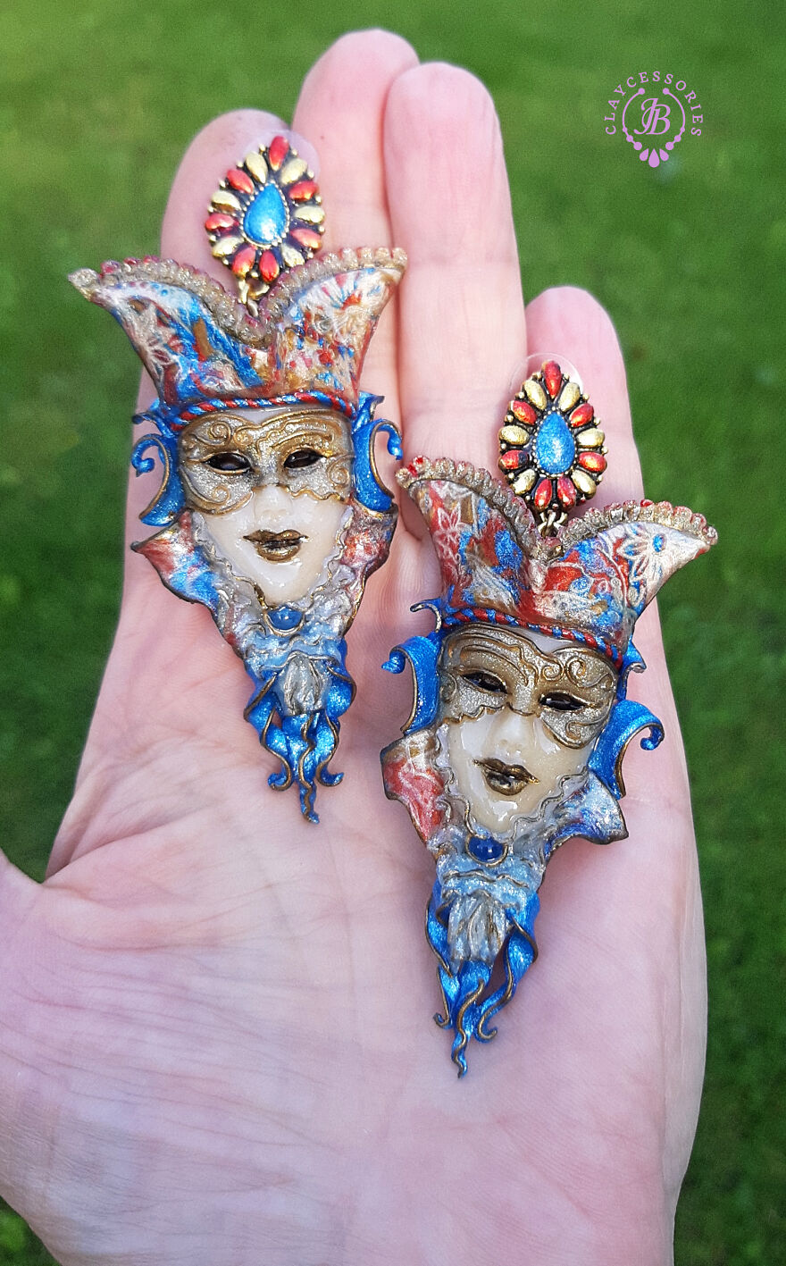 Venetian Mask Earrings Collection