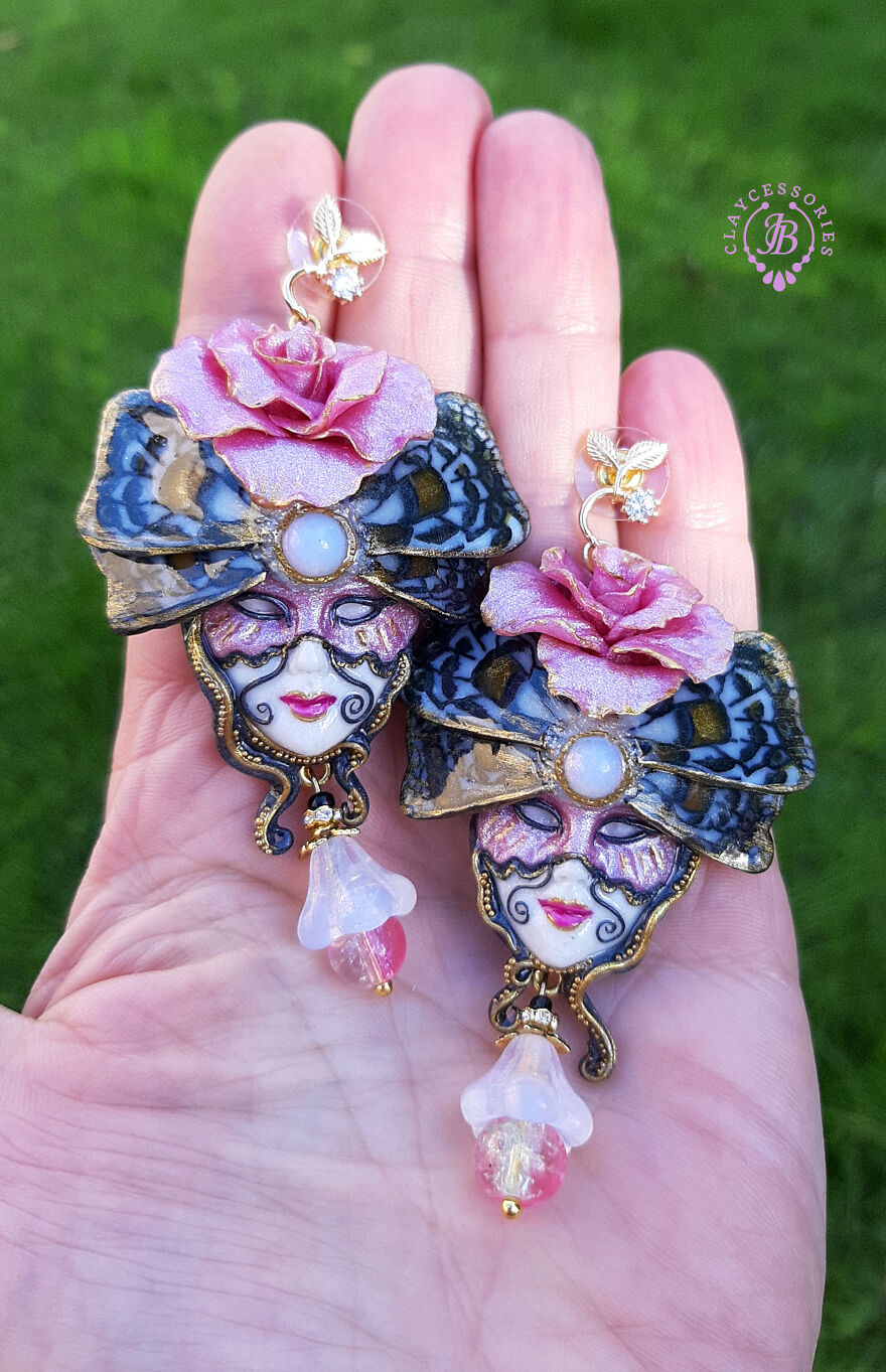 Venetian Mask Earrings Collection