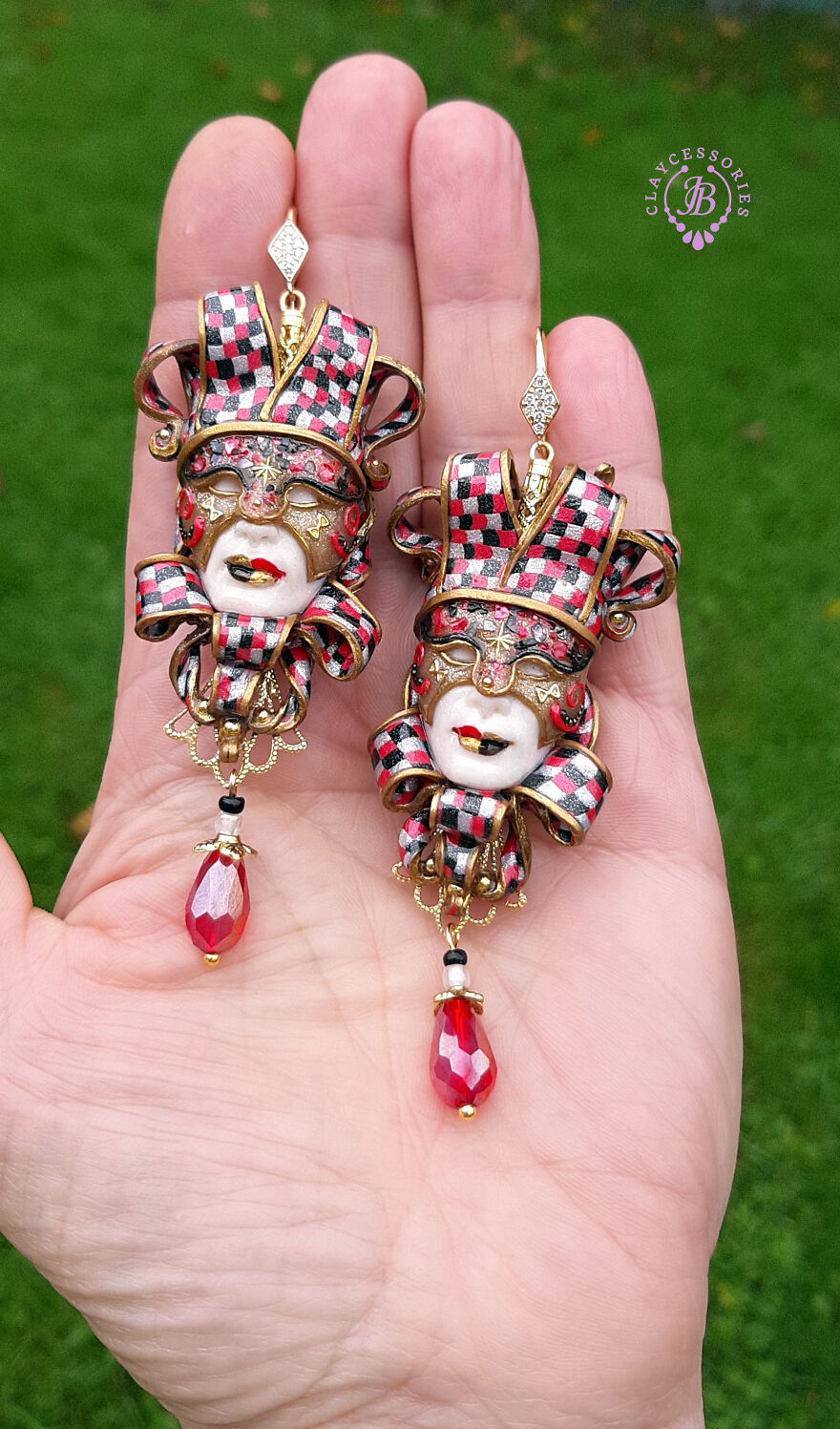 Venetian Mask Earrings Collection