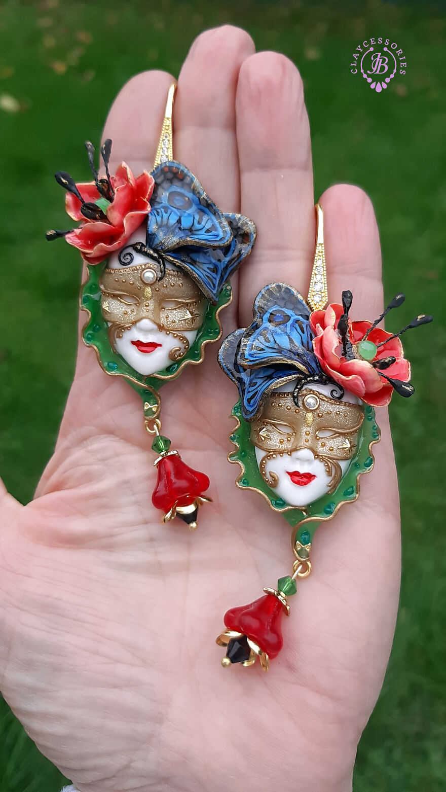 Venetian Mask Earrings Collection