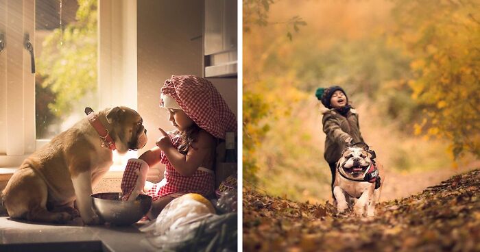 Photographer Captures Tender Moments Between Kids And Animals, And Here Are The Best 28 Pics