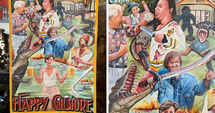 Africans Used To Hand-Paint Movie Posters To Draw People Into Cinemas And They're So Bizarre, They're Wonderful (100 New Pics)