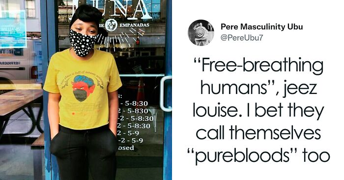 “If You Like Freedom, Go Elsewhere”: Anti-Masker Leaves A Scathing Review, Restaurant Owner Puts It On A T-Shirt